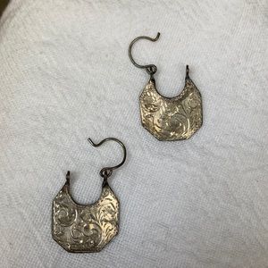 Antique Silver Earrings